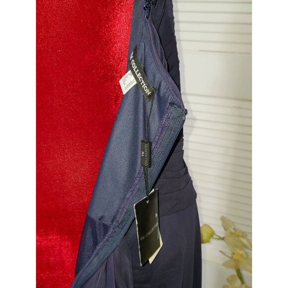 NWT VM Collection 70901 Navy Cap Sleeve Mother of the Bride Gown Size 10 853 - Picture 12 of 12